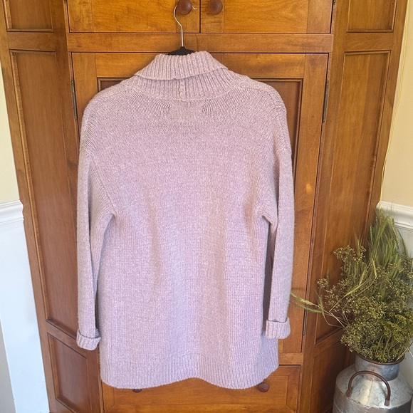 LOFT Women's Blush Open-Front Cardigan - Picture 3 of 6